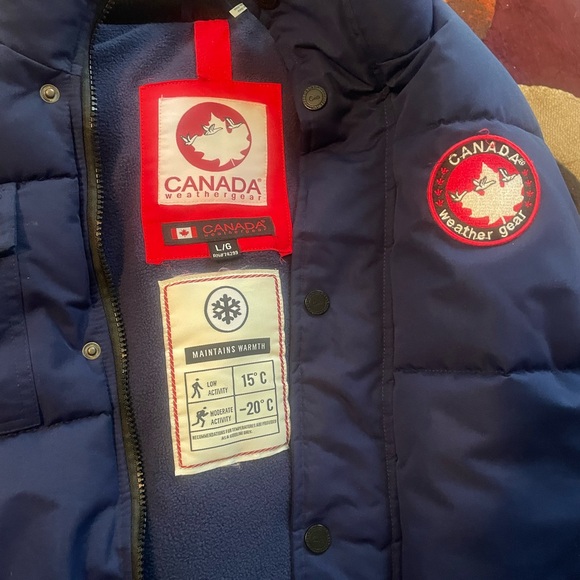 Canada Weather Gear Navy Puffer Jacket - Picture 2 of 3